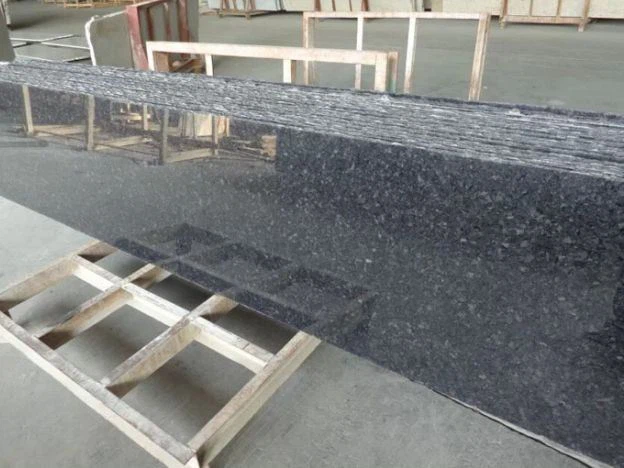 Big Size Polished Angola Black Granite Slabs Prices (2)